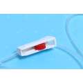 Disposable with hypodermic needle blood transfusion set